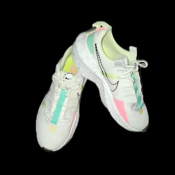 NIKE White Crater Impact Sneakers - Picture 3 of 7